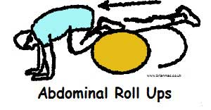 Abdominal roll up